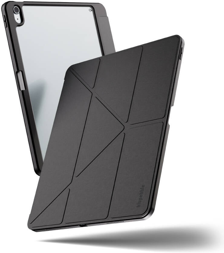 Blupebble New Yorker Slim Case with Y-Fold Stand for iPad Air 13 Inch - Black