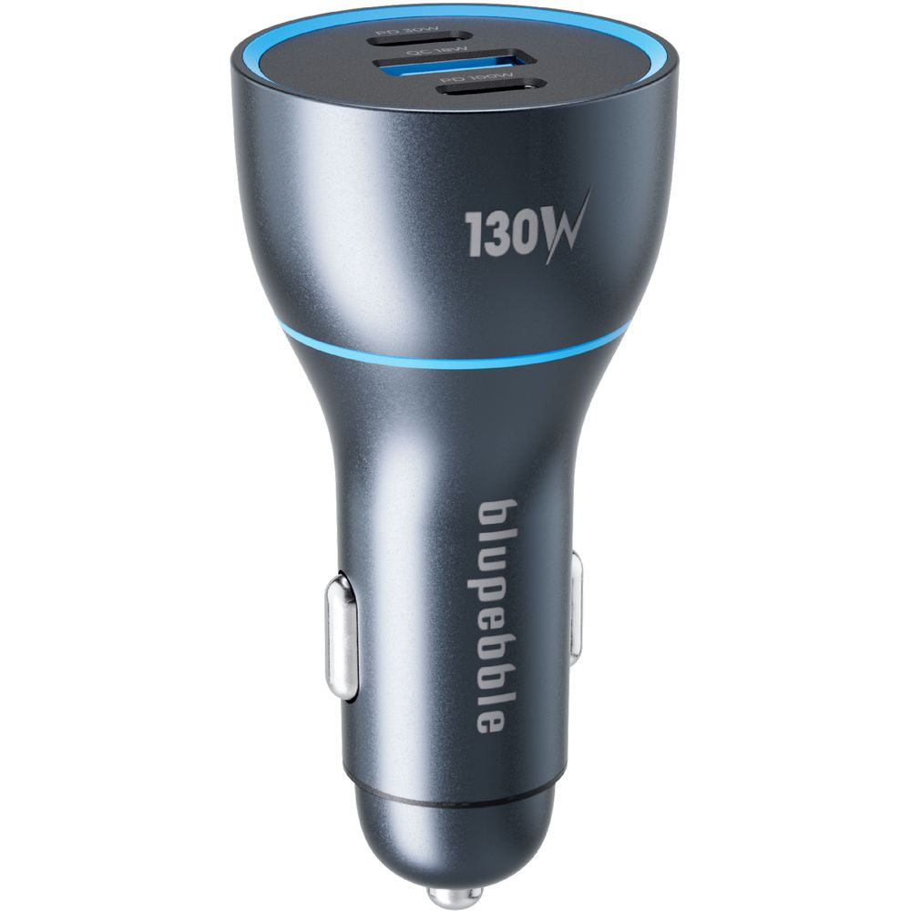 Blupebble Navi Power 130W Car Charger with 2 PD