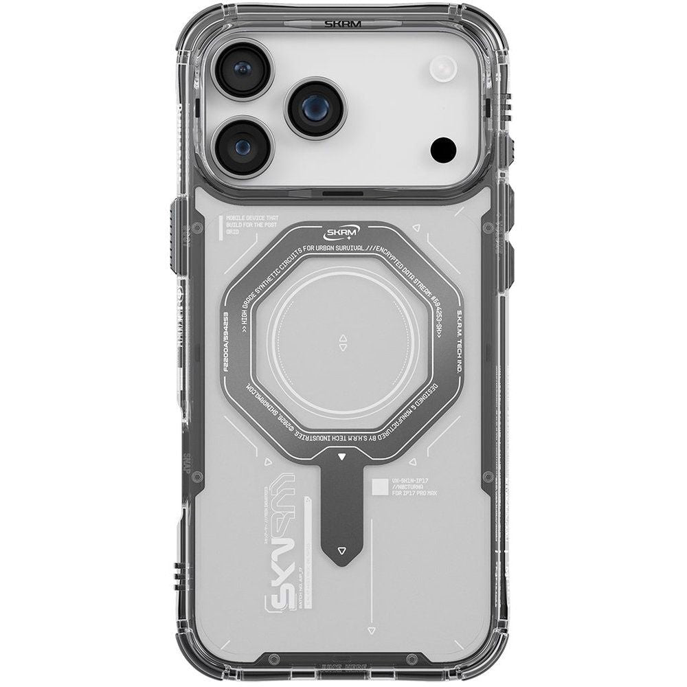 SkinArma Magma Case for iPhone 17 Pro Max (Graphite) - MagSafe Compatible, Industrial Design & 8ft Drop Protection