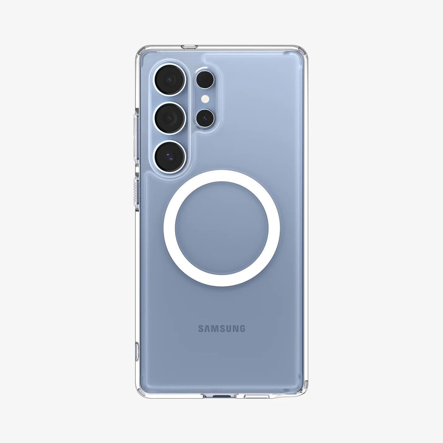 ACS08956,SPIGEN GALAXY S25 ULTRA HYBRID MAGFIT CLEAR WHITE