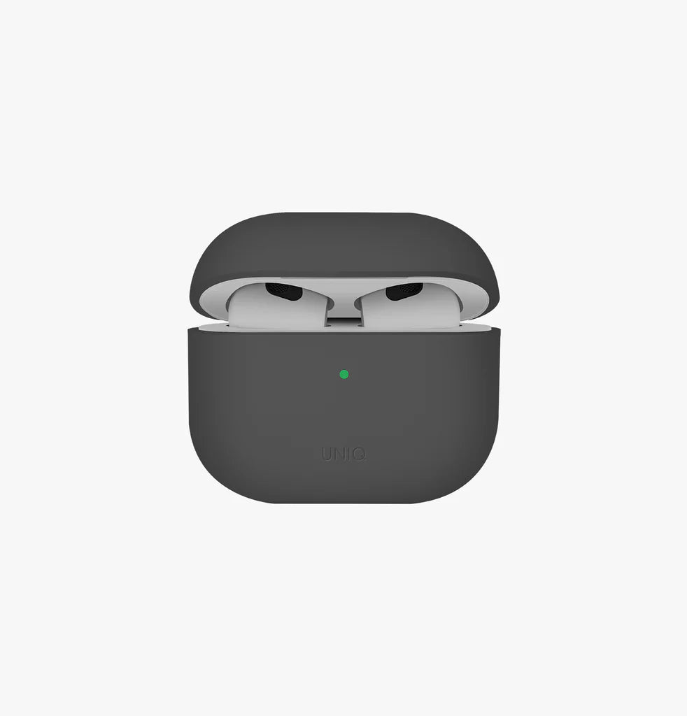 UNIQ LINO HYBRID LIQUID SILICONE AIRPODS 4th GEN CASE - ICEPLANT GREEN Model
