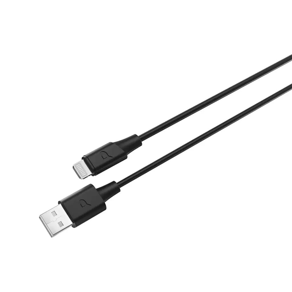 Powerology MFi Lightning to USB-A Cable 1.2M – Black