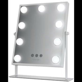 Green Lion Glam Shine Makeup Mirror 9 LED Lights - White