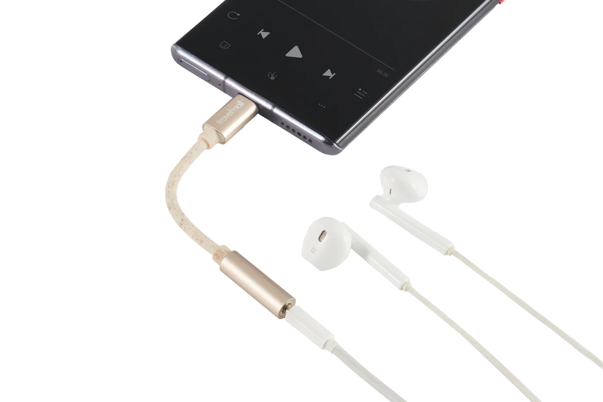 TravelMall ECO-FRIENDLY USB TYPE C TO AUDIO 3.5MM HEADPHONE ADAPTOR