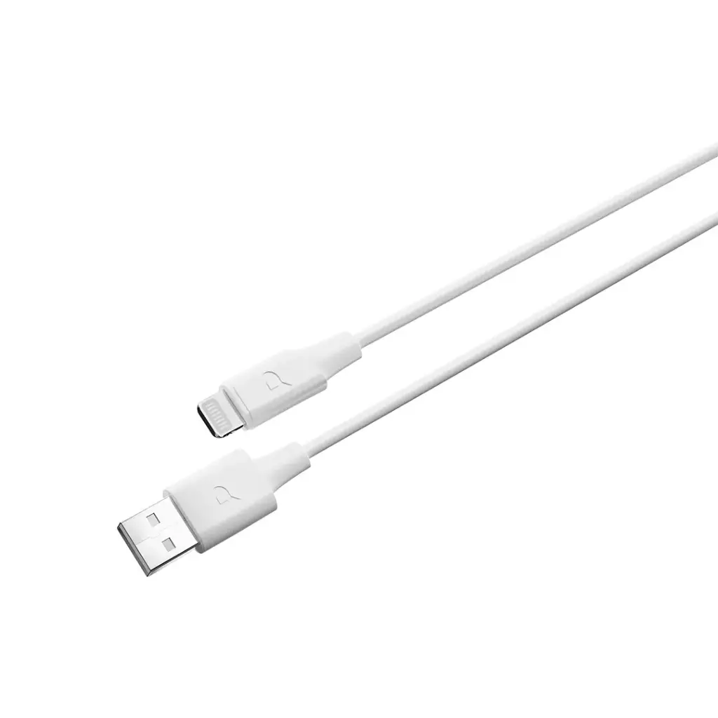 Powerology MFi Lightning to USB-A Cable 1.2m - White