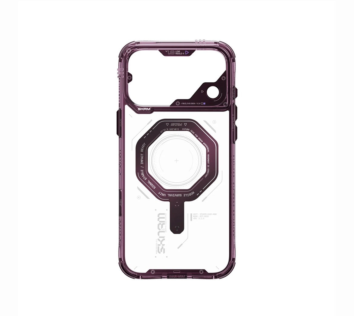 SKINARMA Magma MagSafe-Compatible Case for iPhone 18 Pro Max – Burgundy