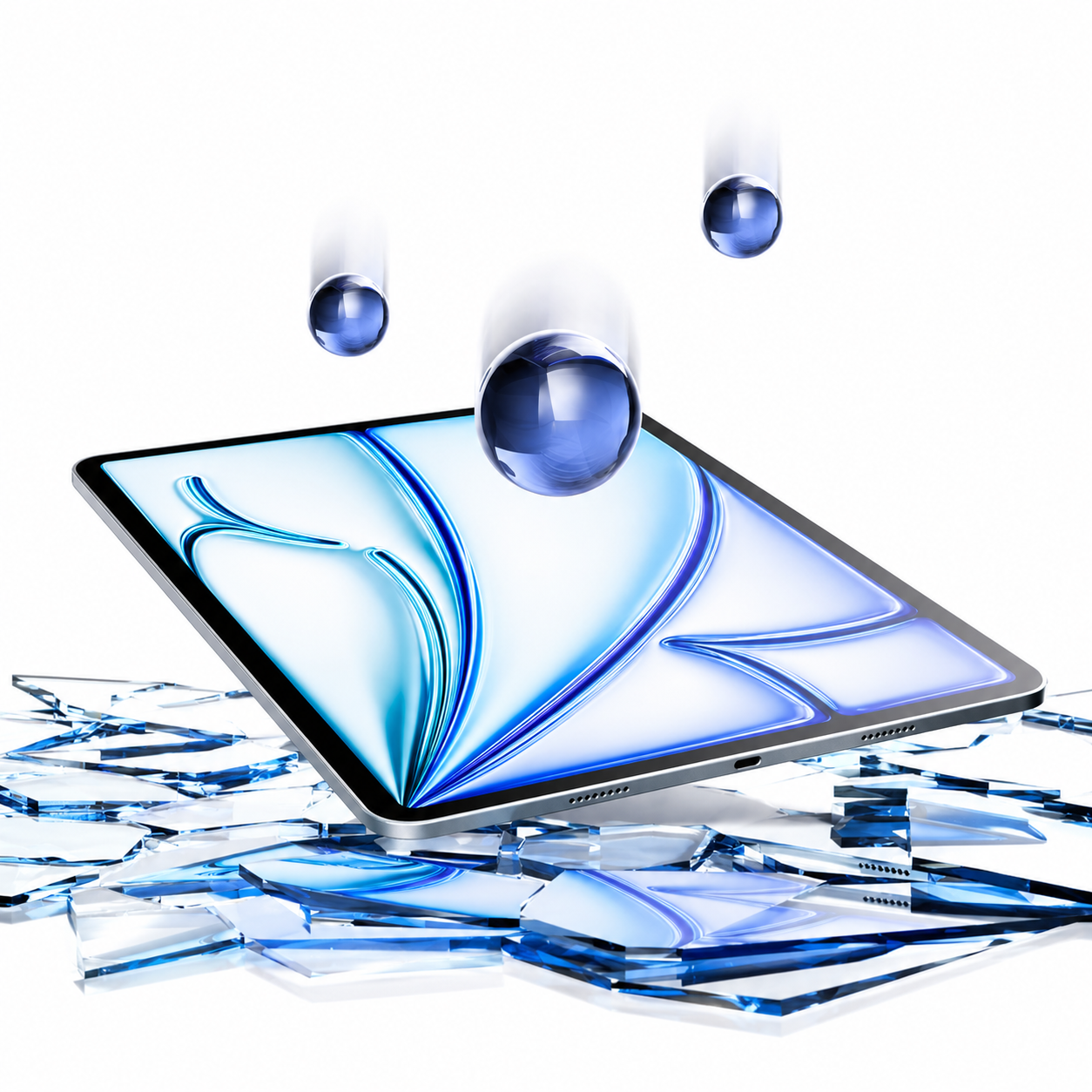 Graphene Tempered Glass Screen Protector for iPad 10.9” / 11” (2.5D Clear)