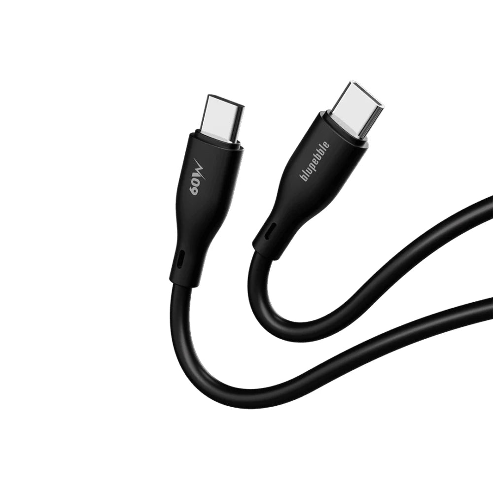 PowerFlow PD 60W USB-C to USB-C Cable - Black