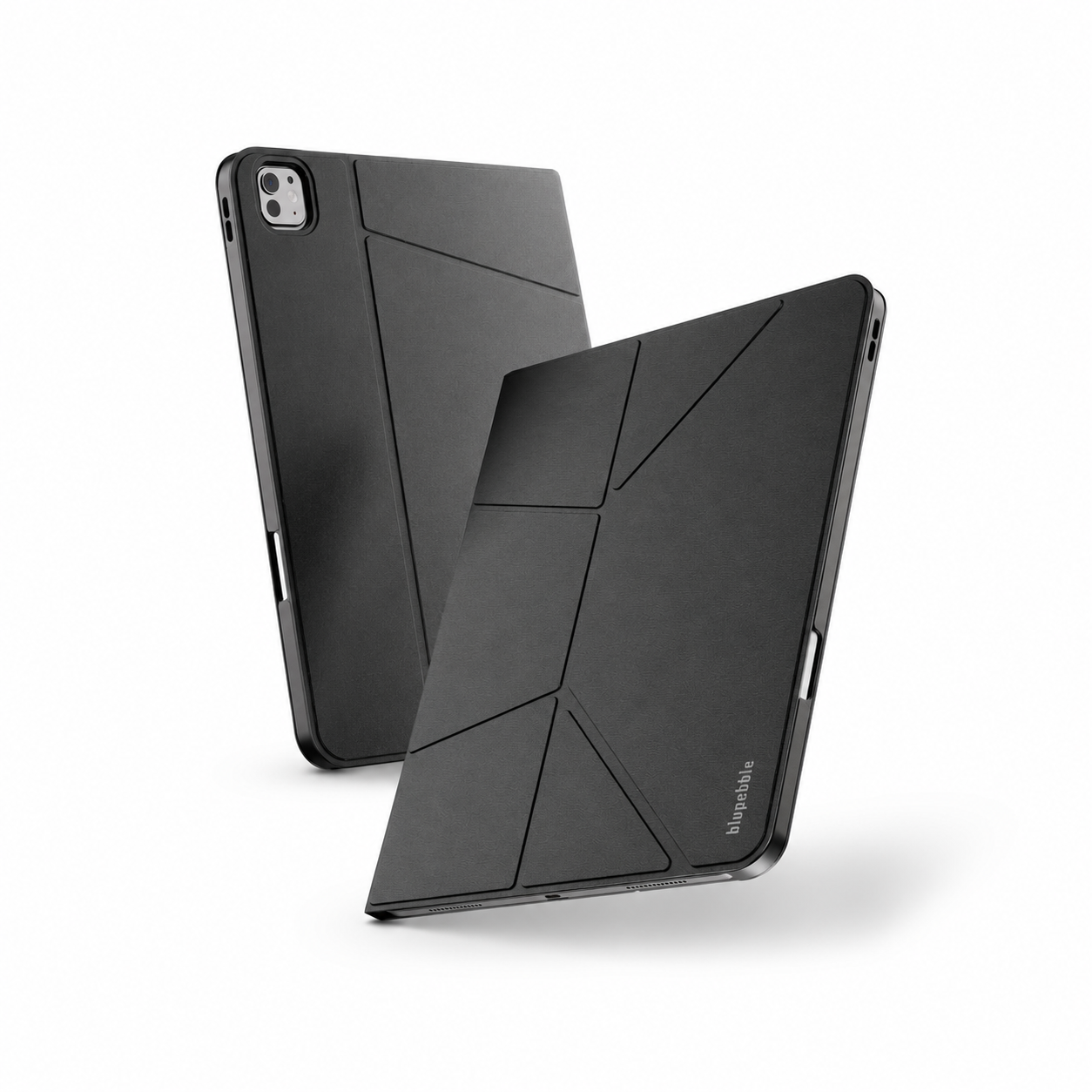 Blupebble Tokyo Elevated Case With Foldable Stand For iPad Pro 11 - Black