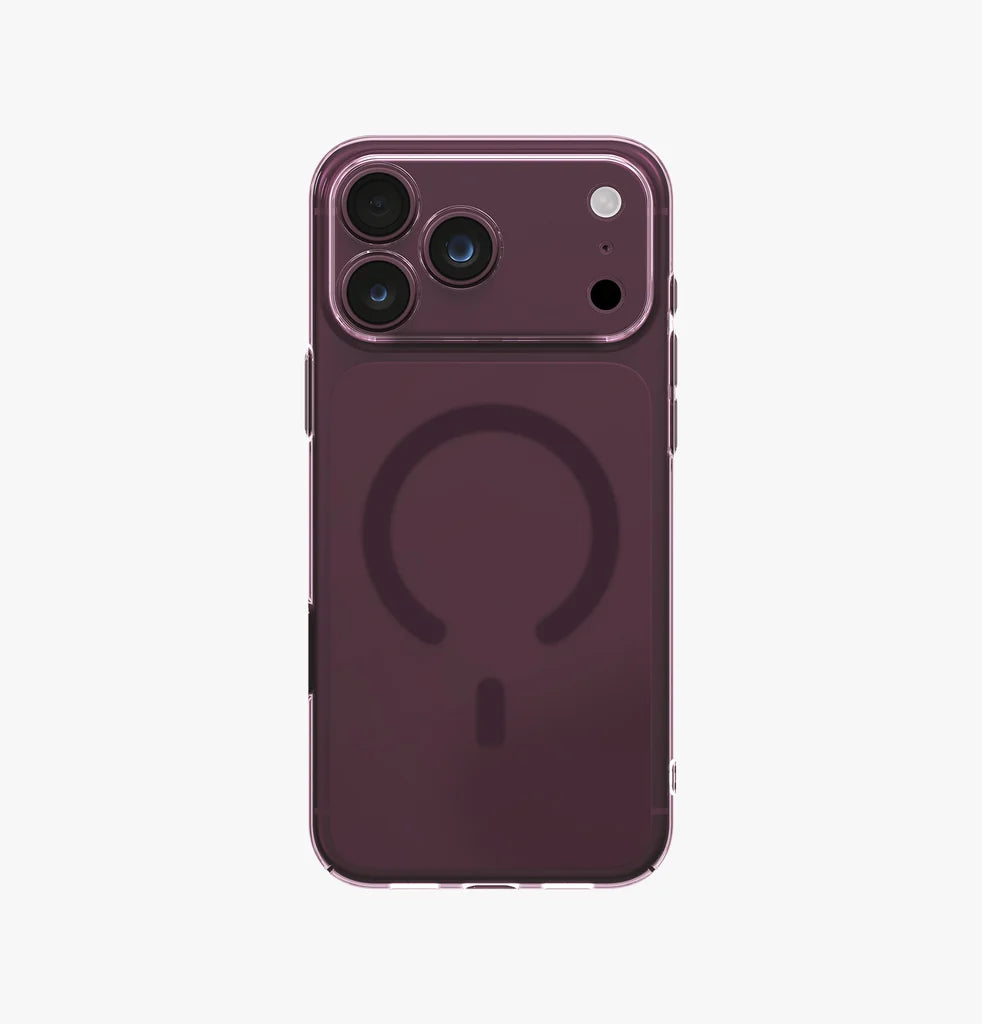 UNIQ AirSuit MagClick Case for iPhone 18 Pro Max – Glossy Burgundy