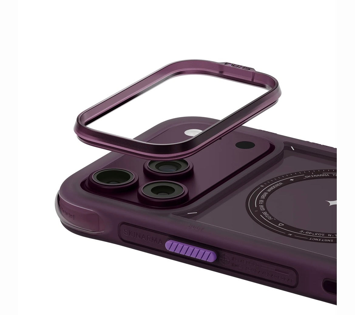 SKINARMA Avion MagSafe-Compatible Case for iPhone 18 Pro – Burgundy