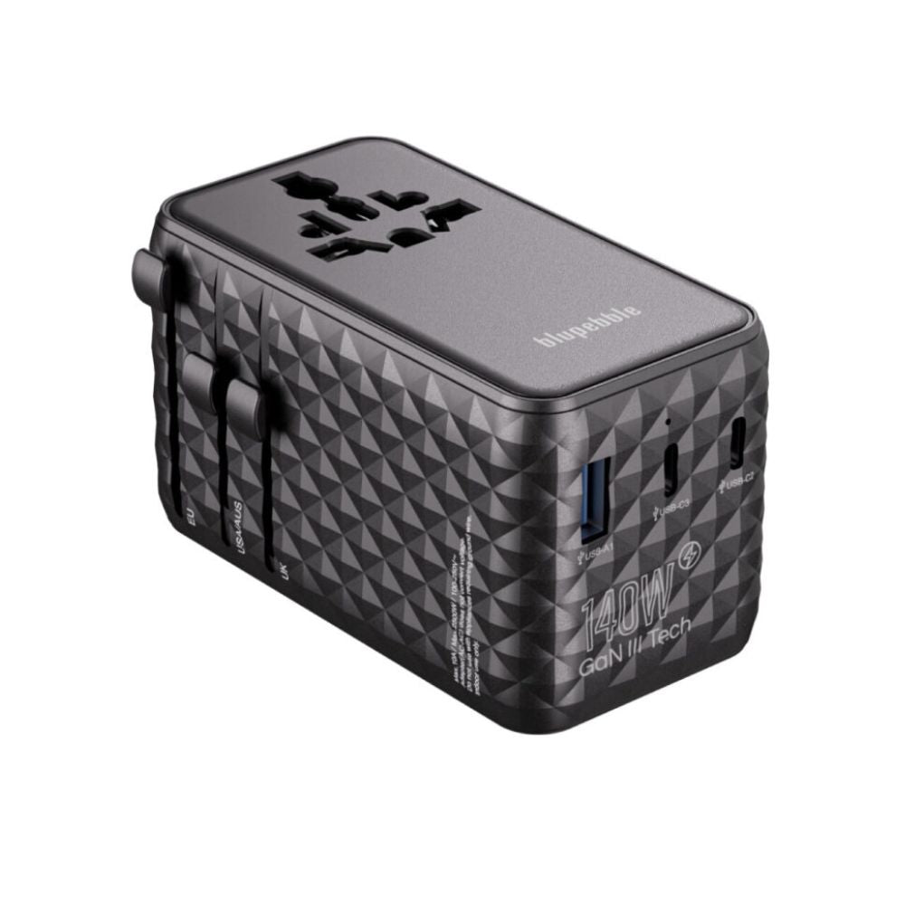 Blupebble Passport 7 140W GaN World Travel Adapter