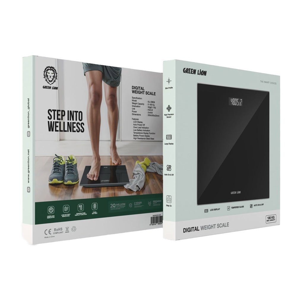 Green Lion Digital Weight Scale - Black