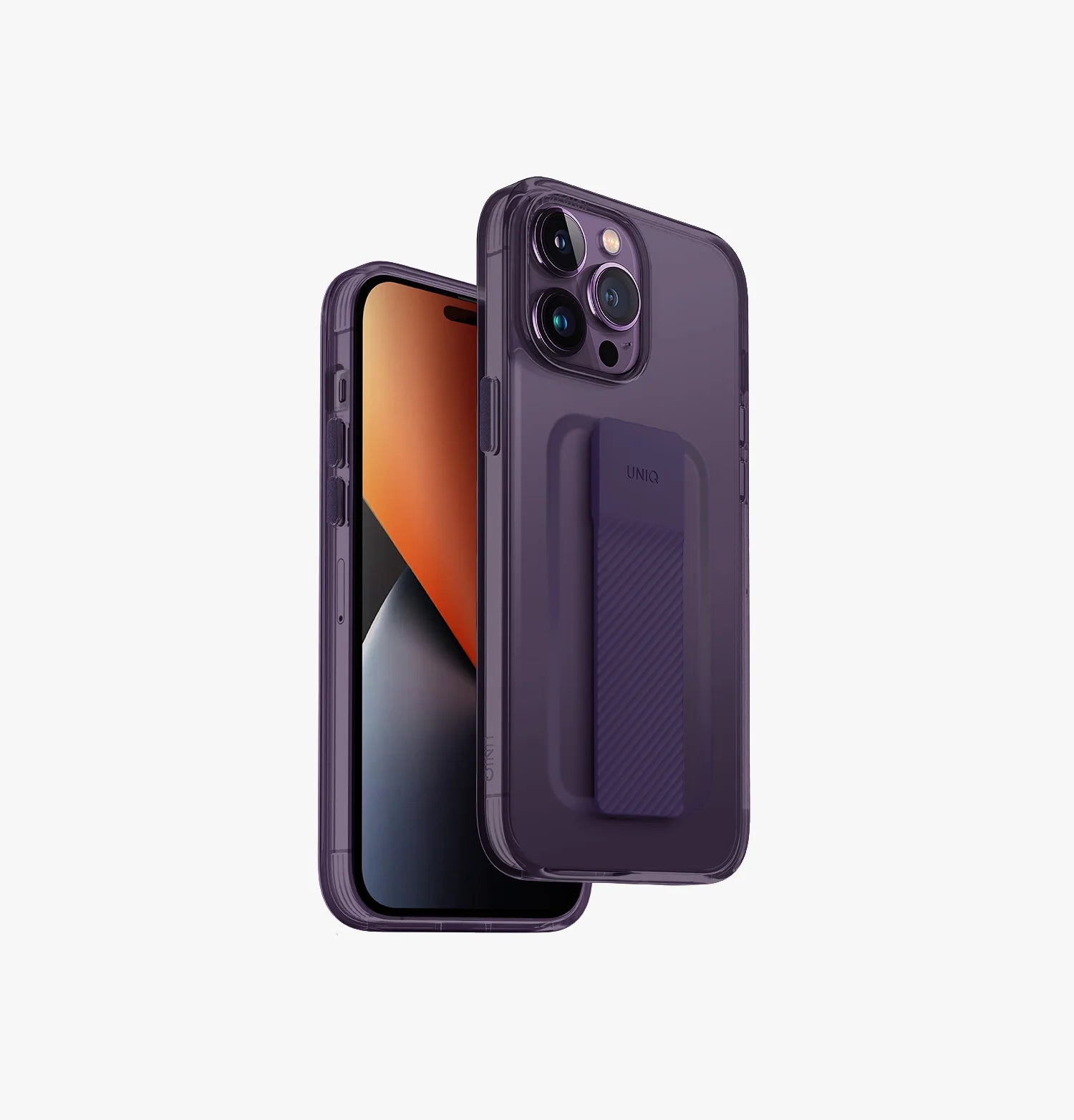 UNIQ HYBRID PHONE 14 PROPRO / 14PRO MAX  HELDRO MOUNT - PURPLE