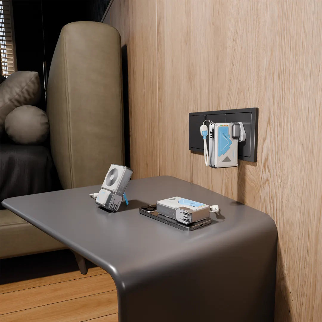 Powerology 10000mAh Wall Charger MagSafe Power Bank