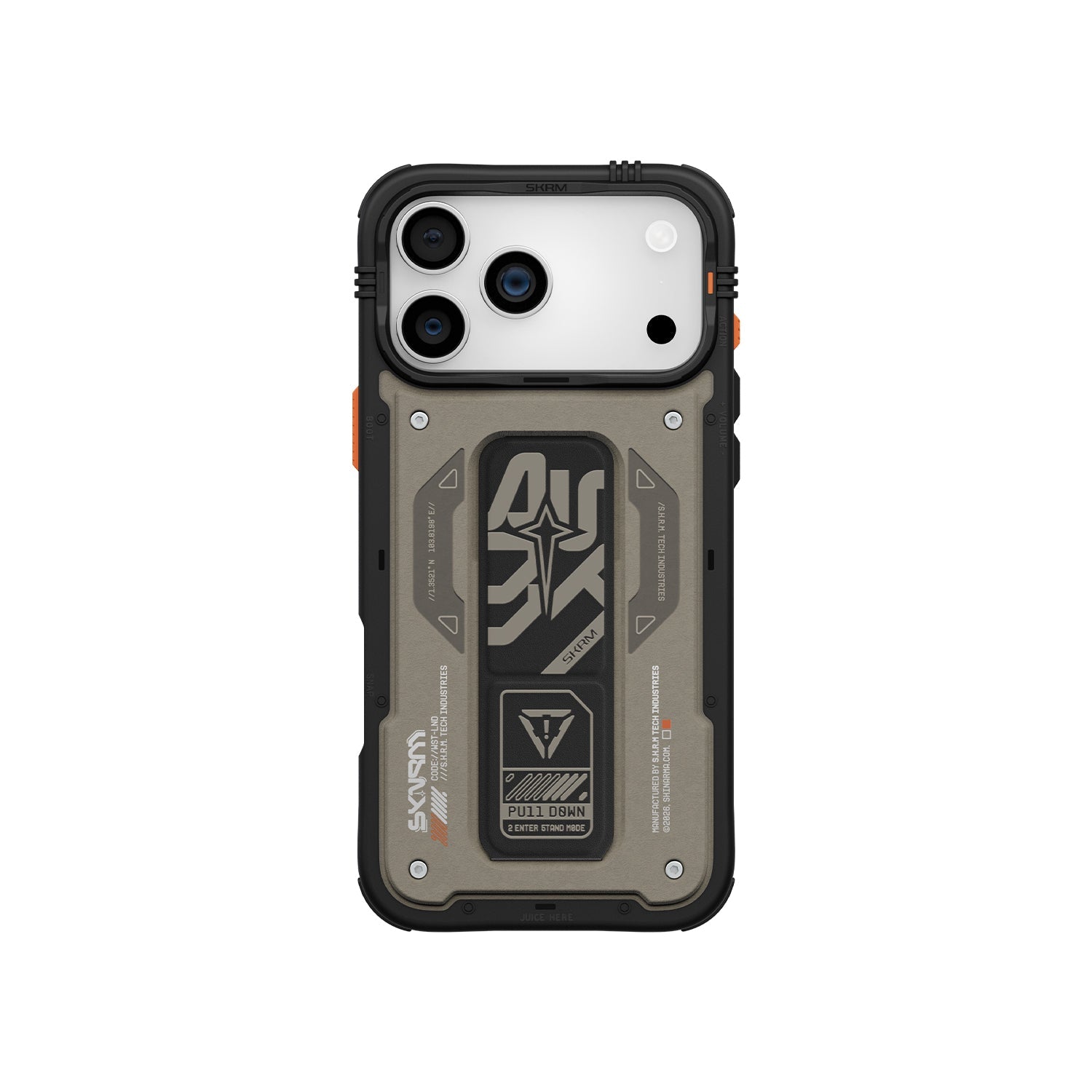 SKINARMA AEGIS GREY - iPhone 17 Pro Max Magnetic Phone Case