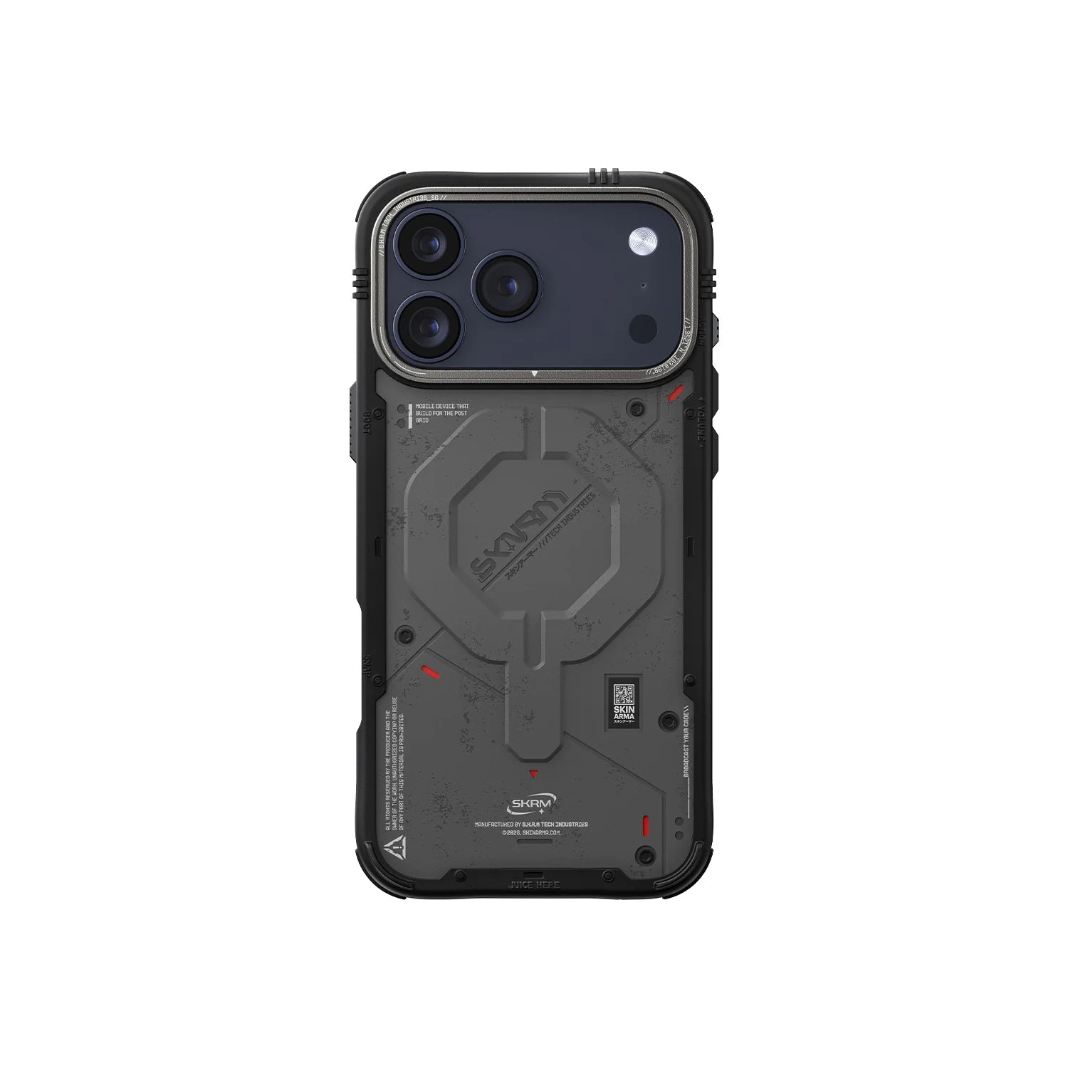 SKINARMA VIGOR CHARCOAL - iPhone 17 Pro Max Magnetic Phone Case