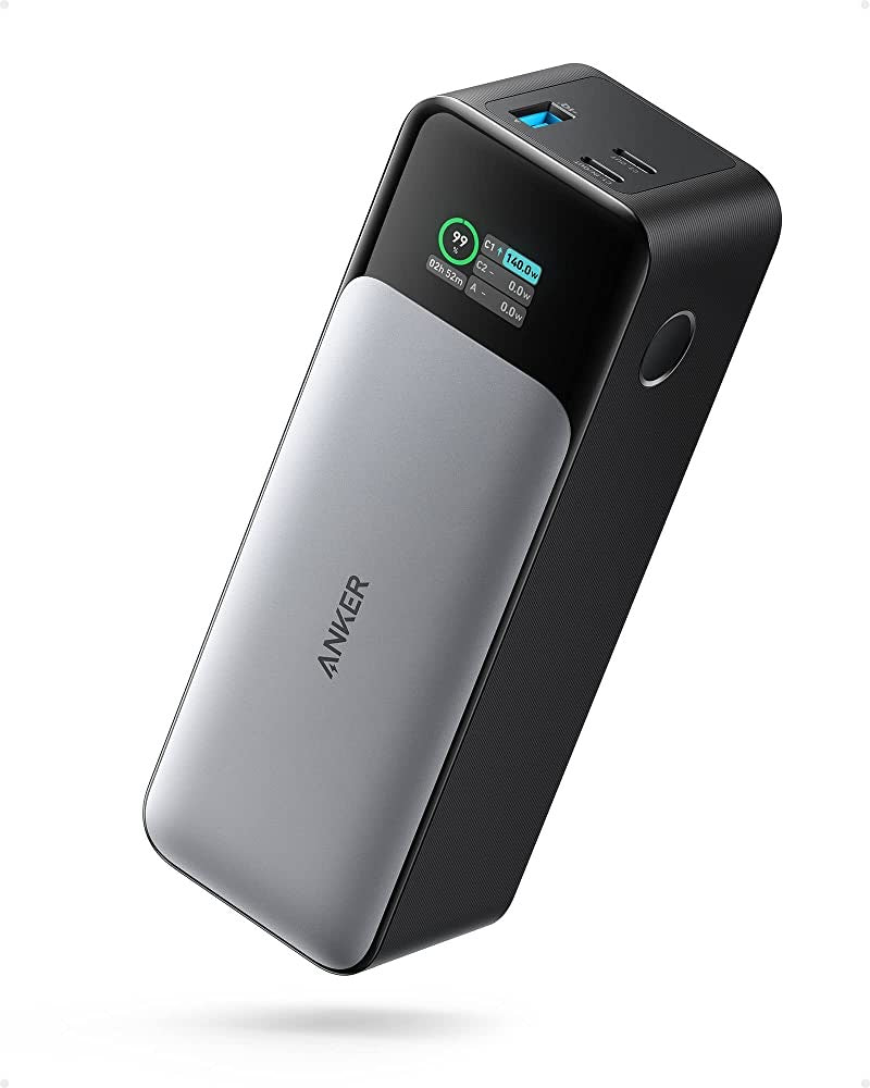 Anker Power Bank, 24,000mAh 3-Port Portable Charger with 140W