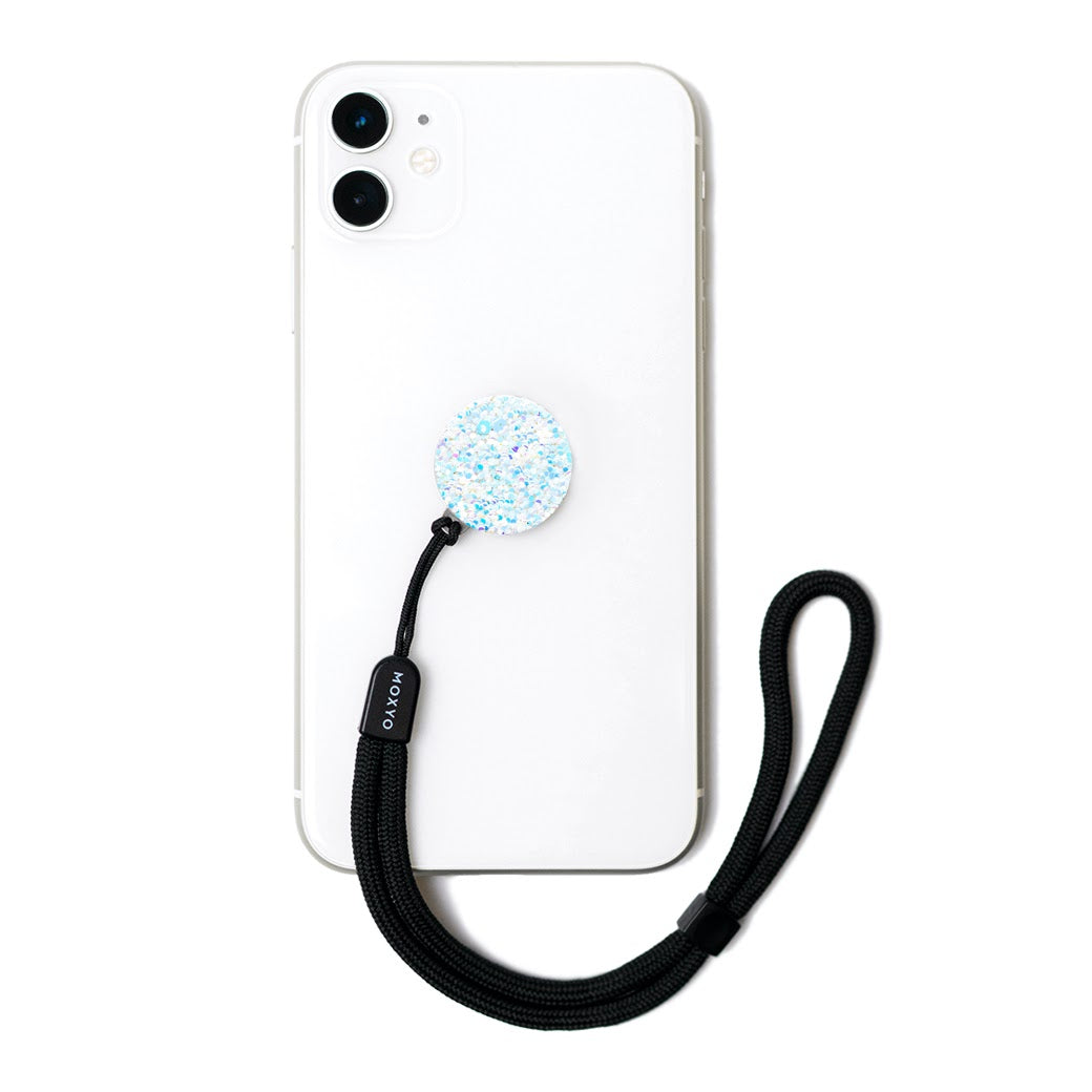 Moxyo Zigi Iridescent Glitter w/Blk Lanyard