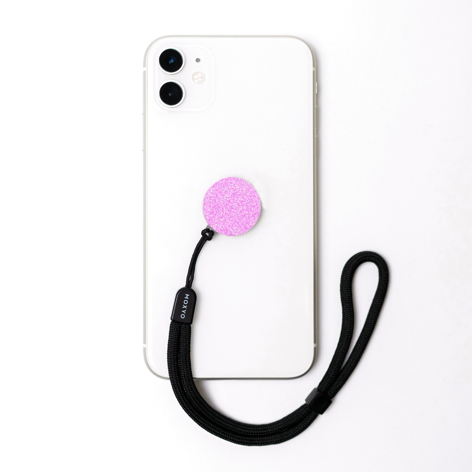 Moxyo Zigi Pink Glitter w/Blk Lanyard